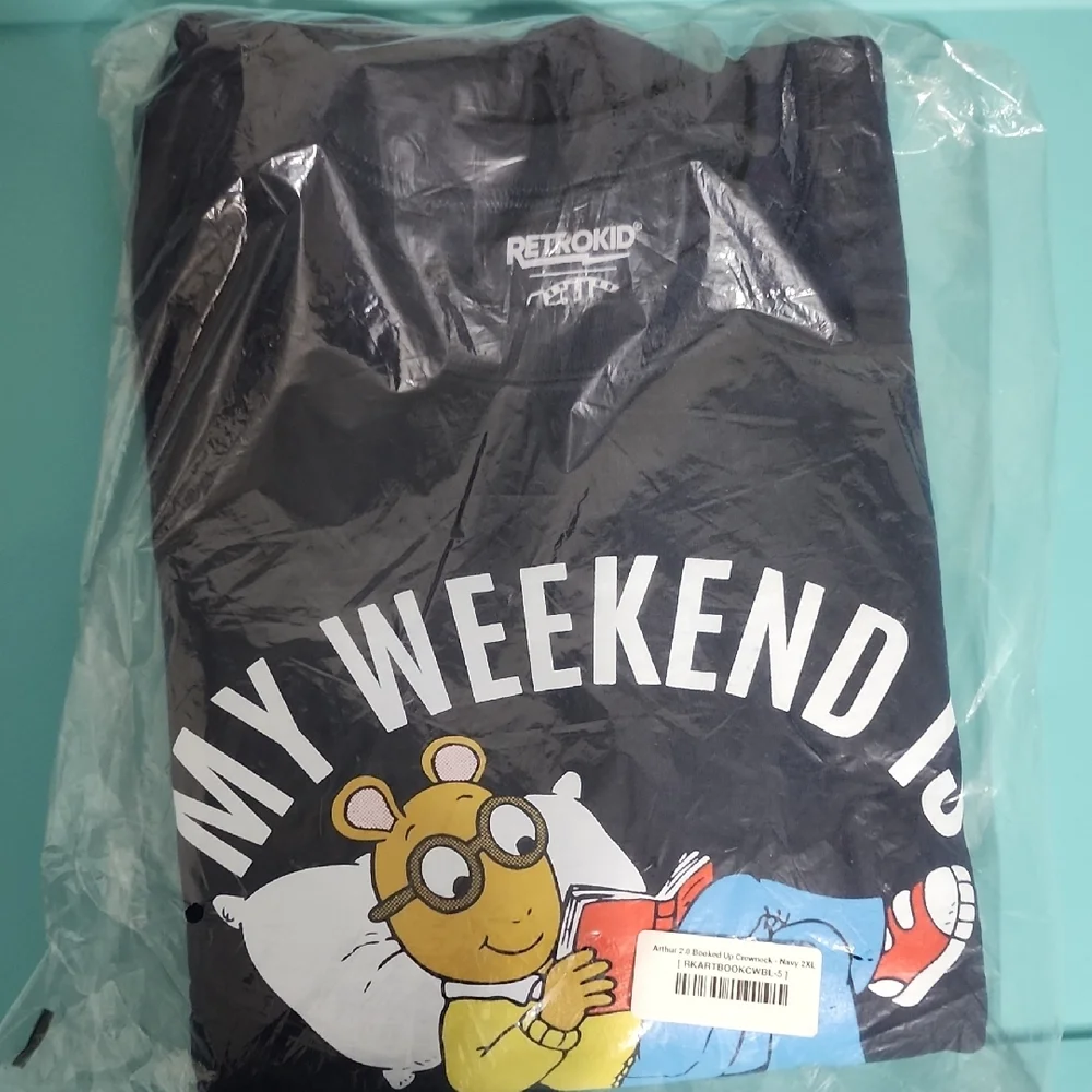 Arthur Graphic Tee - My Weekend is Booked Up - Picture 4 of 4